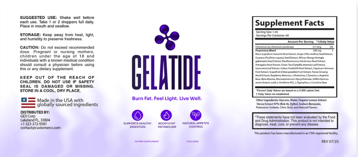 Rótulo Gelatide